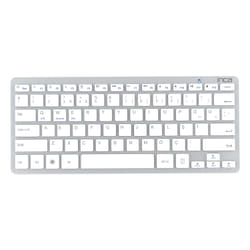Inca IBK-569BT clavier Bluetooth Métallique, Argent