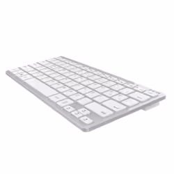 Inca IBK-569BT clavier Bluetooth Métallique, Argent