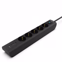 Inca IPW-44TU, 5 sortie(s) CA, Type A, Type C, 230 V, 3680 W, 16 A, Noir