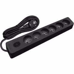 Pourquoi choisir une multiprise SELDUR G6FA22B, 6 prises type E + interrupteur à voyant, blanc, câble 2m ? Les multiprises av ...