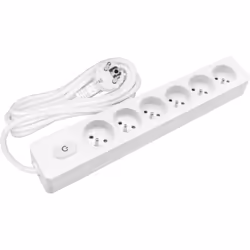 Pourquoi choisir une multiprise SELDUR G6FA32B, 6 prises type E + interrupteur à voyant, blanc, câble 3m ? Les multiprises av ...