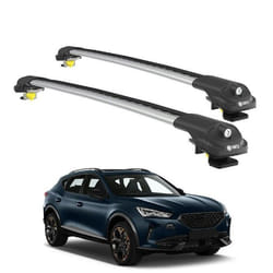 Barres de Toit TURTLE AIR-1 CUPRA FORMENTOR ALL 2020 2021 2022 2023 2024 (SUV) Argent