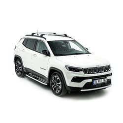 Barres de Toit TURTLE AIR-2 JEEP COMPASS MP/552 2017 2018 2019 2020 2021 2022 2023 2024 (SUV) Argent