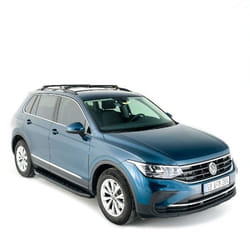 Barres de Toit TURTLE AIR-1 VOLKSWAGEN TIGUAN AD/BW 2016 2017 2018 2019 2020 2021 2022 2023 2024 (SUV) Noir