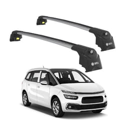 Barres de Toit TURTLE AIR-1 CITROEN C4 GRAND PICASSO 2014 2015 2016 2017 2018 2019 2020 2021 2022 2023 2024 (MPV) Argent