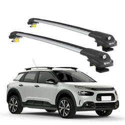 Barres de Toit TURTLE AIR-1 CITROEN C4 CACTUS 2014 2015 2016 2017 2018 2019 2020 2021 2022 2023 2024 (HATCHBACK) Argent
