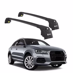 Barres de Toit TURTLE AIR-2 AUDI Q3 8U 2012 2013 2014 2015 2016 2017 2018 (SUV) Noir