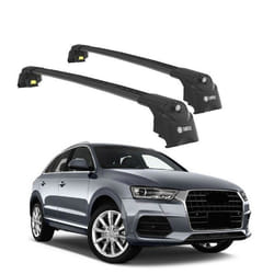 Barres de Toit TURTLE AIR-2 AUDI Q3 8U 2012 2013 2014 2015 2016 2017 2018 (SUV) Noir