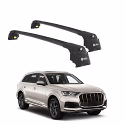 Barres de Toit TURTLE AIR-2 AUDI Q7 4M 2016 2017 2018 2019 2020 2021 2022 2023 2024 (SUV) Noir