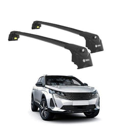 Barres de Toit TURTLE AIR-2 PEUGEOT 3008 ALL 2017 2018 2019 2020 2021 2022 2023 2024 (SUV) Noir