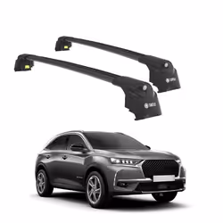 Barres de Toit TURTLE AIR-2 CITROEN DS 7 CROSSBACK 2018 2019 2020 2021 2022 2023 2024 (SUV) Noir