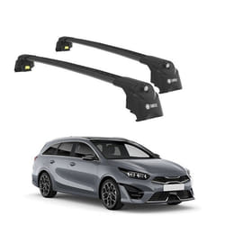 Barres de Toit TURTLE AIR-2 KIA CEED SPORTSWAGON (CD) 2019 2020 2021 2022 2023 2024 (ESTATE) Noir