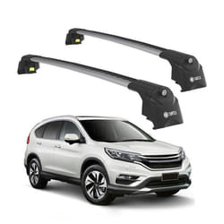 Barres de Toit TURTLE AIR-2 HONDA CR-V Mk4 [EU] 2012 2013 2014 2015 2016 2017 2018 (SUV) Argent