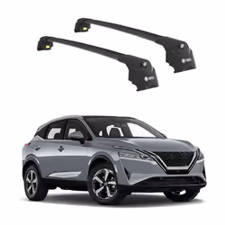 Barres de Toit TURTLE AIR-2 NISSAN QASHQAI J12 2021 2022 2023 2024 (SUV) Noir