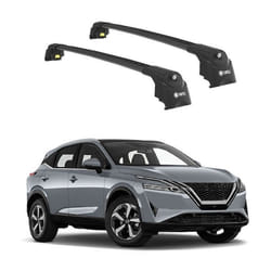 Barres de Toit TURTLE AIR-2 NISSAN QASHQAI J12 2021 2022 2023 2024 (SUV) Noir