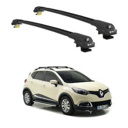 Barres de Toit TURTLE AIR-1 RENAULT CAPTUR J87 2013 2014 2015 2016 2017 2018 2019 (SUV) Noir