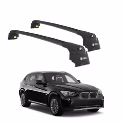 Barres de Toit TURTLE AIR-2 BMW X1 E84 2009 2010 2011 2012 2013 2014 2015 (SUV) Noir