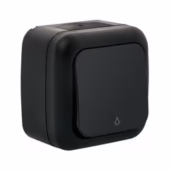 Description du produit : Poussoir étanche (noir) Grâce à sa fonction IP54, la gamme étanche VIKO offre une grande résistance  ...
