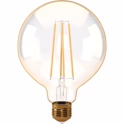 Éclairez votre intérieur avec l'ampoule G95 filament LED E27 7W 2000K de qualité supérieure, de marque Panasonic. Tout d'abor ...