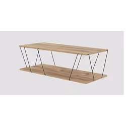 Woody Fashion 854KLN2808, Table basse, Forme rectangulaire, Bois
