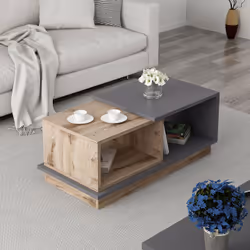 Woody Fashion Consept Table basse Forme rectangulaire