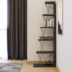 Woody Fashion 854KLN3609 étagères Etagère modulable Autonome Métal, Tableau à particules Anthracite