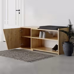 Woody Fashion 855DTE4407 Organisateur pour chaussures Fermé Chêne
