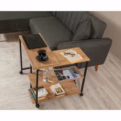Woody Fashion 863SPH2828 Table à café, latérale et de salon Bout de canapé Forme rectangulaire 4 pieds