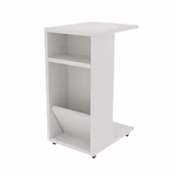 Woody Fashion 854KLN2819, Table basse, Forme rectangulaire, 4 pieds, Blanc