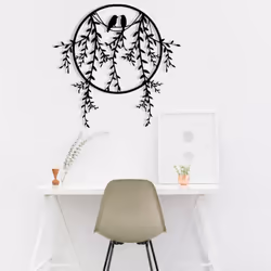 Description générale Transformez votre espace avec élégance grâce à notre accessoire mural décoratif en métal, une pièce qui ...