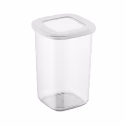 Hermia 964FRM1175, contenant, Rectangulaire, 1,2 L, Transparent, Blanc, Plastique, 100 mm