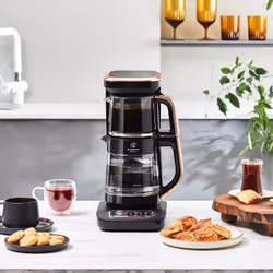Karaca Robotea Pro 4 in 1 appareil à thé Noir, Cuivre