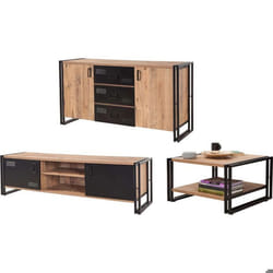 Ensemble meubles de salon en aggloméré Cosmo