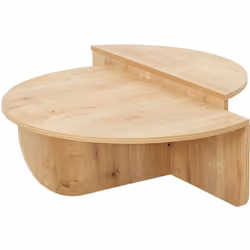 Description générale Table basse en mélaminé de haute qualité, alliant élégance et fonctionnalité. Avec son design moderne, e ...