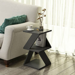 Woody Fashion Albeni Table basse Forme carrée 1 pieds