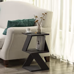 Woody Fashion Albeni Table basse Forme carrée 1 pieds