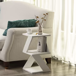 Woody Fashion Albeni Table basse Forme carrée 1 pieds