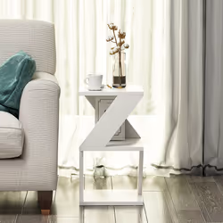 Woody Fashion Albeni Table basse Forme carrée 1 pieds