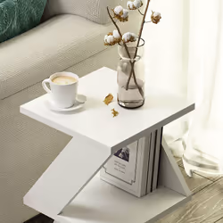 Woody Fashion Albeni Table basse Forme carrée 1 pieds - Vue supplémentaire 5