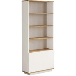 Bibliothèque VENTE-UNIQUE LOTULA - Blanc/Naturel