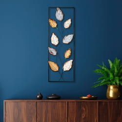 Accessoire Mural en Métal, 32x90 cm, Pour Bureau ou Entrée