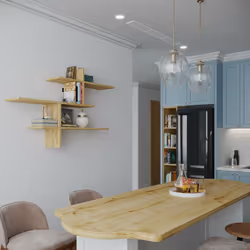 Woody Fashion 776HMS1731 étagères Etagère modulable Mural Tableau à particules Chêne