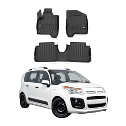 Tapis de Sol Voiture pour Citroen C3 Picasso 2009-2016 Caoutchouc TPE Noir