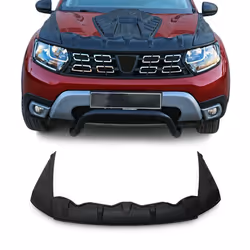 Deflecteurs dair capot de voiture pour Dacia Duster 2018-2024 en ABS Noir 3 Pcs