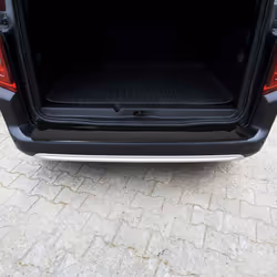 Protection seuil coffre pare-chocs pour Citroen Berlingo 2008-2018 ABS Brillant