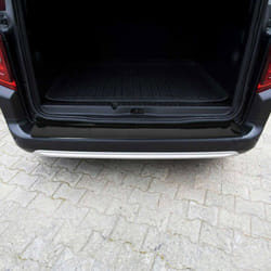 Protection seuil coffre pare-chocs pour Citroen Berlingo 2008-2018 ABS Brillant