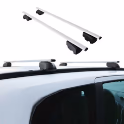 Barres de toit Transversales pour Kia Niro 2017-2021 Fer Argent ABE