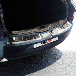 Protection Seuil de Pare-chocs Arriére pour Renault Megane 2015-2020 Acier Inox