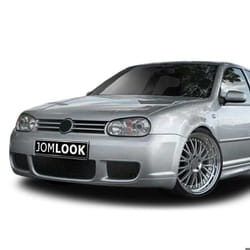 JOM Pare-chocs avant pour Volkswagen Golf 4 1997-2003 ABE RS-Look Plastique Noir