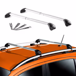 Barres de toit transversales pour Dacia Duster 2018-2025 Gris Argenté 2x ABE